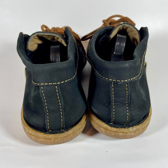 Born Nuala Black Nubuck Leather Mocassion Bootie Earthy Hippie Womens Size 10 - Picture 4 of 11
